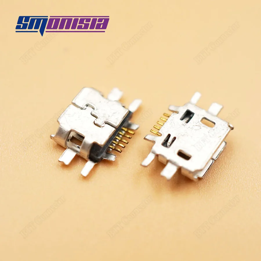 

Smonisia 1000pcs 100% New Micro USB Connector For Nokia N97 N8 E52 Replacement Micro usb Charging Socket