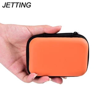 

1Pc Multi Function Earphone Bags Hard Case Zipper Coin Bag Solid Eva Coin Purse Wallet for Men Women