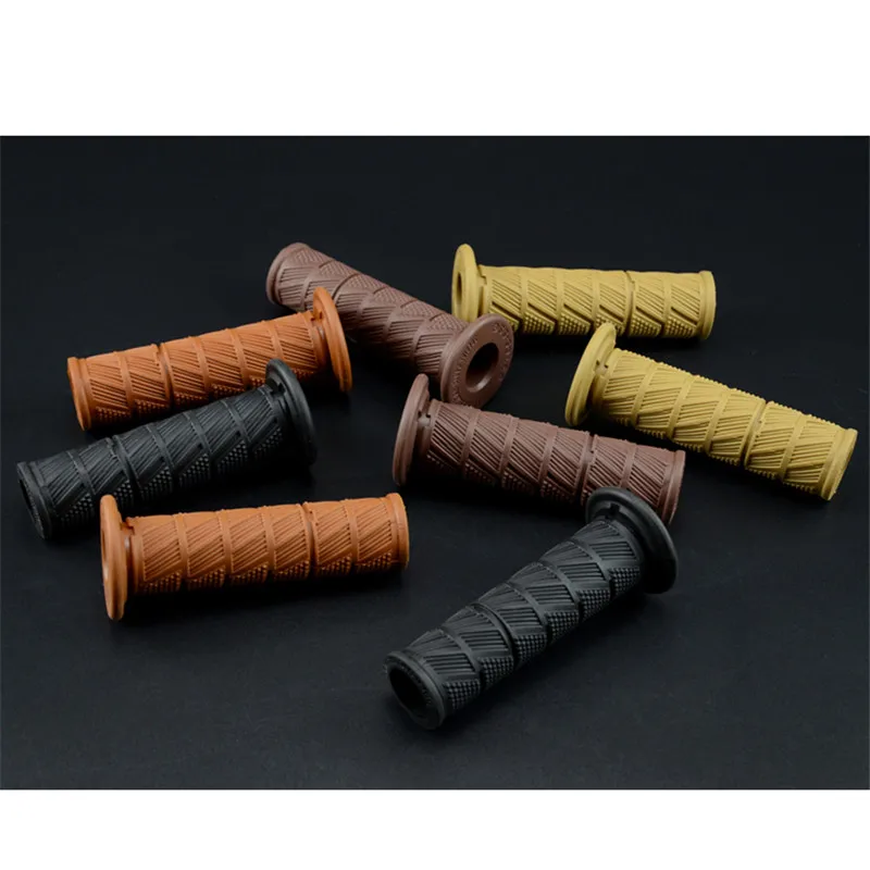 Vintage Style Rubber Motorcycle Handlebar