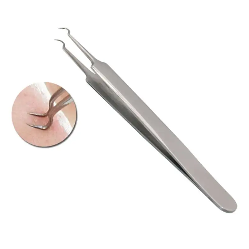 Blackhead Tweezers Eyelash Extension Nipper Anti Acid Needle Removal