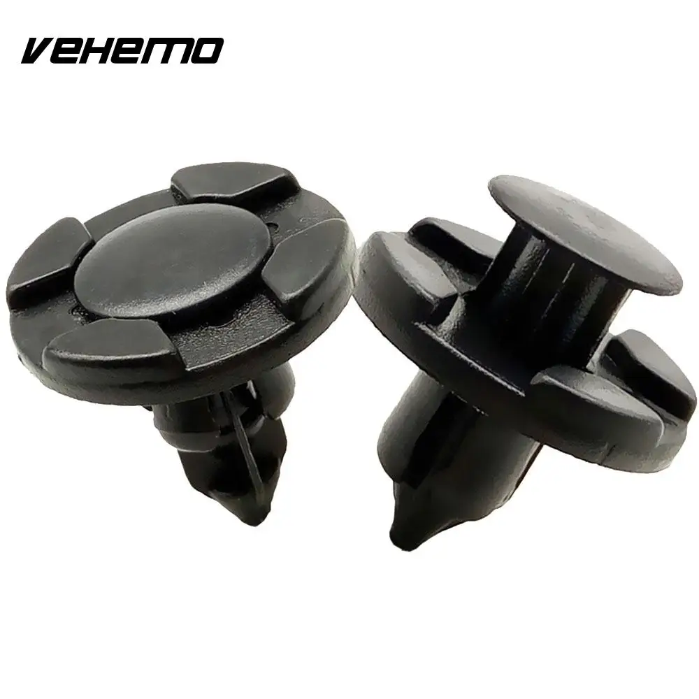 

100Pcs/Bag 8mm Auto Car Rivet Retainer Bumper Fender Mudguard Trim Durable