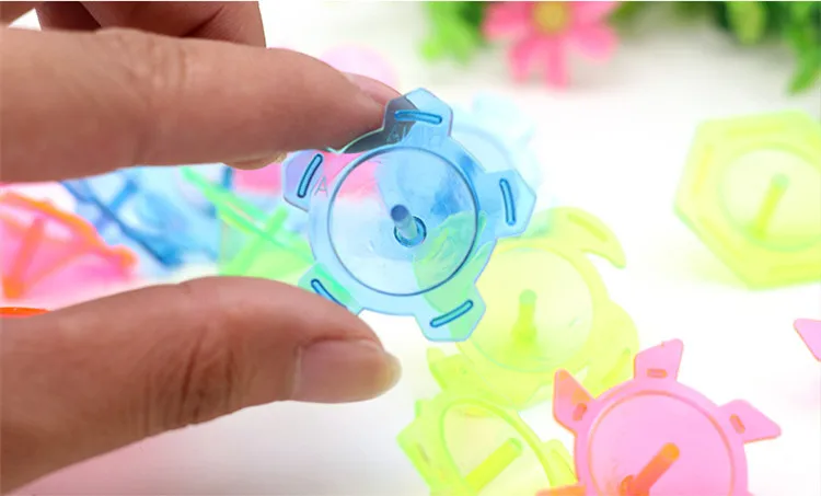 20pcs Plastic Mini Gyro Toys Spinning Kindergarten Single Spinner Hand Spiner Top Gifts For Boy Kids | Игрушки и хобби
