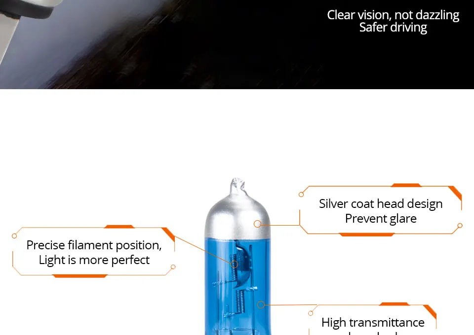  H7 H4 Super Bright Fog Halogen Bulb  (5)