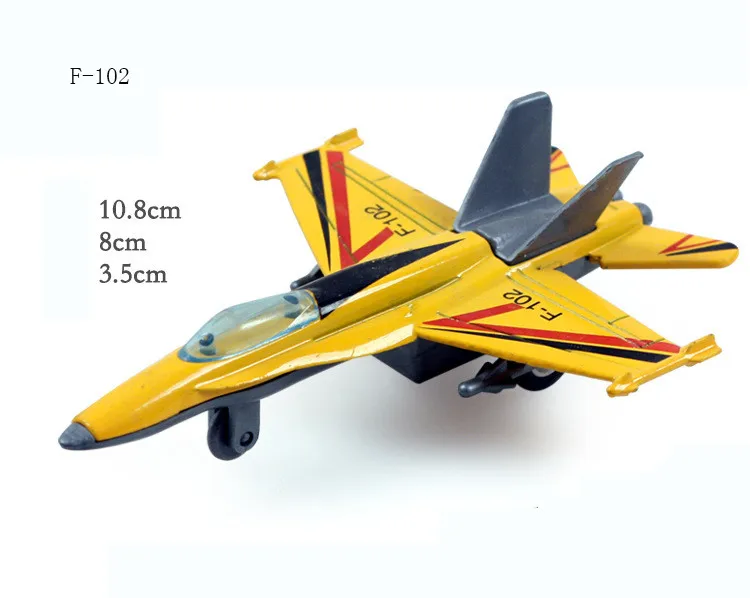 Plastic Highly Simulation Exquisite Workmanship Sturdy Airplane Model Weiyiroty Pull Back Airplane Model for Gift Decoration Collection Children J-10 fighter-silver