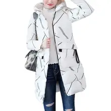 Yiwa Women Down Cotton Padded Jacket Long Warm Hooded Coat Winter Top winter hooded warm coat plus size padded jacket female цена Yiwa Women Down Cotton Padded Jacket Long Warm Hooded Coat Winter Top winter hooded warm coat plus size padded jacket female цены онлайн