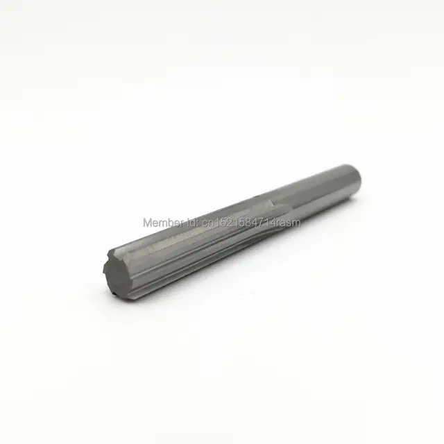 KLOT 2pcs Solid Carbide Chucking Reamer 3.1 3.2 3.3 3.4 3.5 3.6 3.7 3.8 3.9 4 4.05mm H7/H8/H9 Straight Flute HRC50