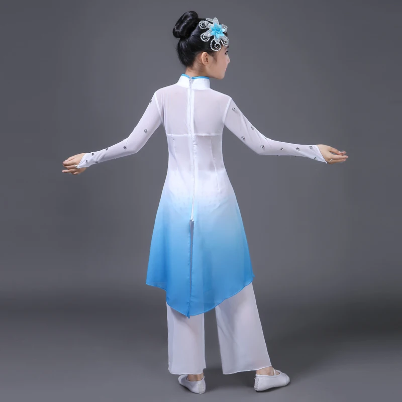 Новый стиль Hanfu в китайском стиле Детские классические костюмы народного танца