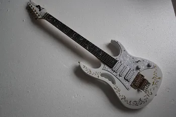 

Custom JEM White guitar Tree of Life inlay and Monkey Grip gold hardware,customized! IB-9