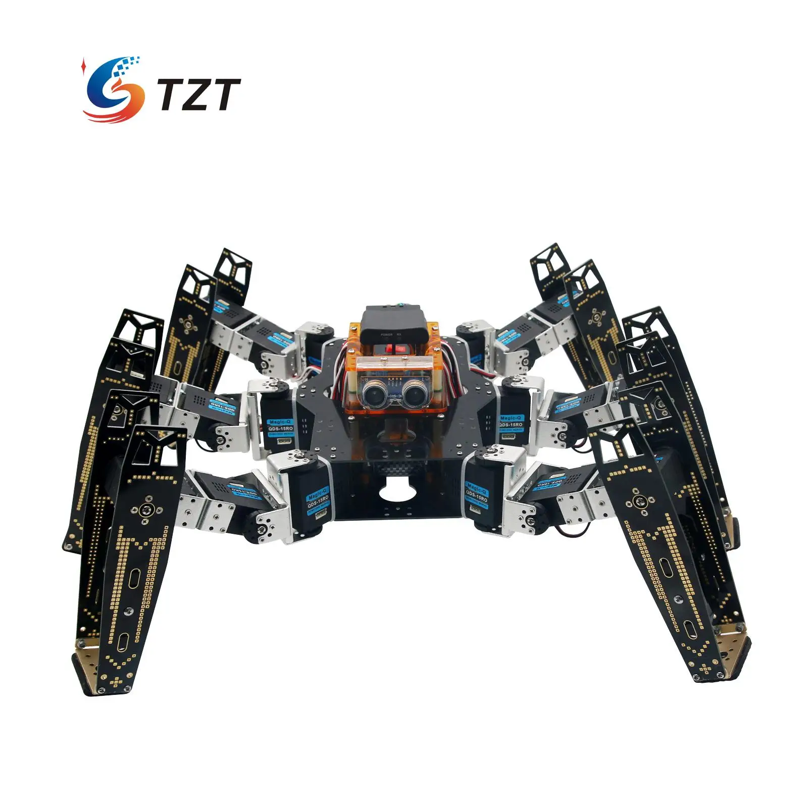 

Robot Six Leg Foot Spider Full Kit with Servo Infared Remote Control Arduino Learning