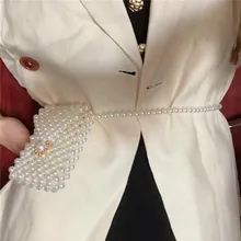 Жемчужная сумочка, модная новинка, модная женская сумка с жемчугом, сумка через плечо, женская маленькая сумочка с бусинами для вечеринки, новая мода
