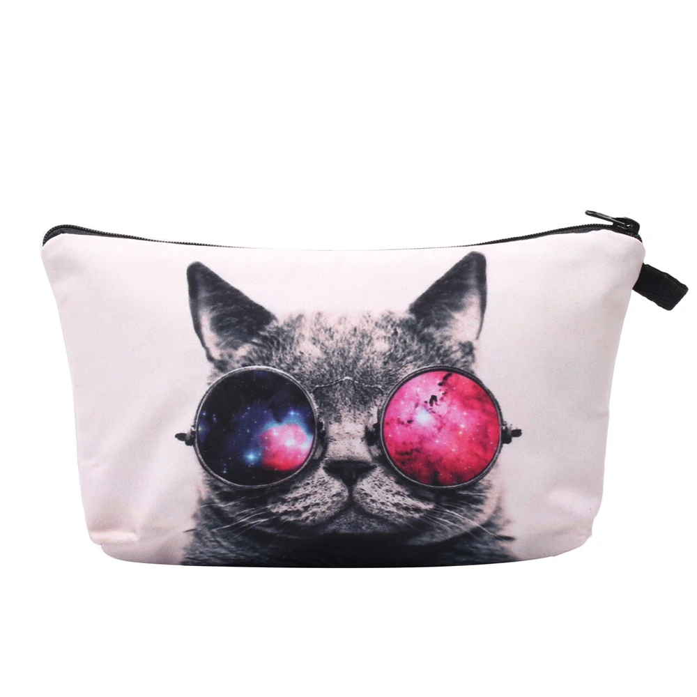 Deanfun 3D мешок с кулиской с принтом кота носить очки модные женские Путешествия хранения 022