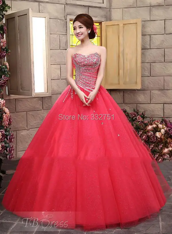 Custom made 2015 Gorgeous Fresh Sweetheart Crystal Beading Sequined and Sleeveless Floor Length Ball Gown Quinceanera Dresses|gown formal|gown
