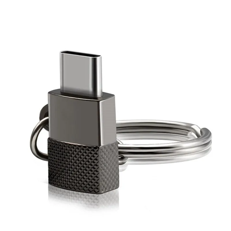 Bakeey адаптер Micro USB женщина к USBC Мужской конвертер для huawei Mate20 X Pro P20 для samsung S9 Micro Usb к Тип-C Зарядное устройство - Цвет: Черный