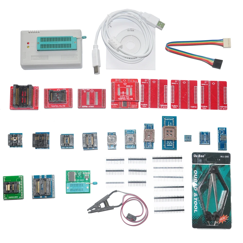 tl866cs+22pcs adapters+ic 11