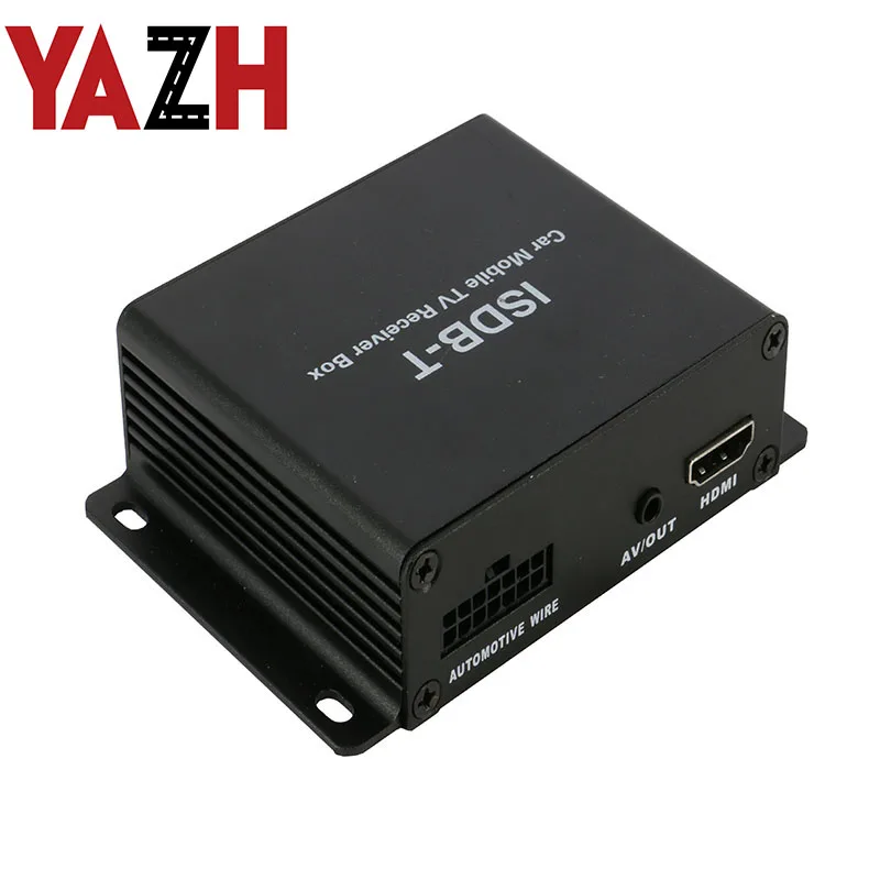 YAZH автомобильный ISDB-T(полный seg-2 антенны) цифровой ТВ приемник коробка для Бразилии, Японии, Венесуэлы, Южной Америки и т. Д
