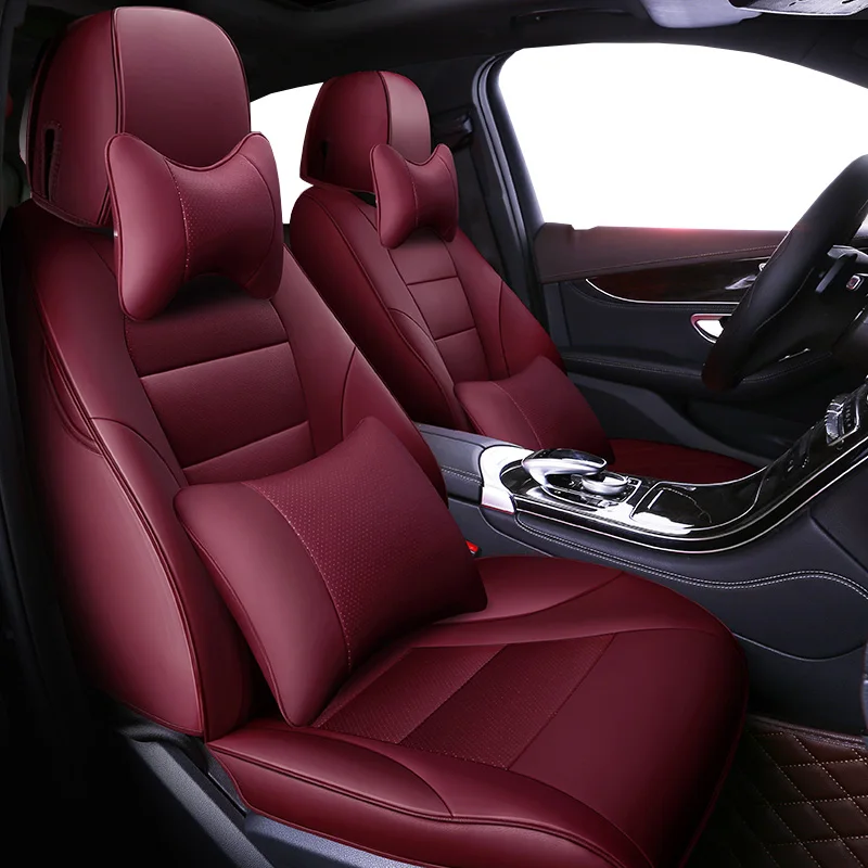 

Auto Universal Cowhide leather seat cover For Infiniti QX50 EX35 FX30 FX50 G25 G37 Q50 Q70L ESQ car accessories styling cushion