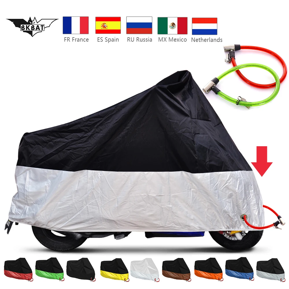 

Waterproof Motorcycle COVERS tiger 800 Waterproof UV Protector Rain Cover Protection Dustproof Case Motorcycle Cover Cloth crf