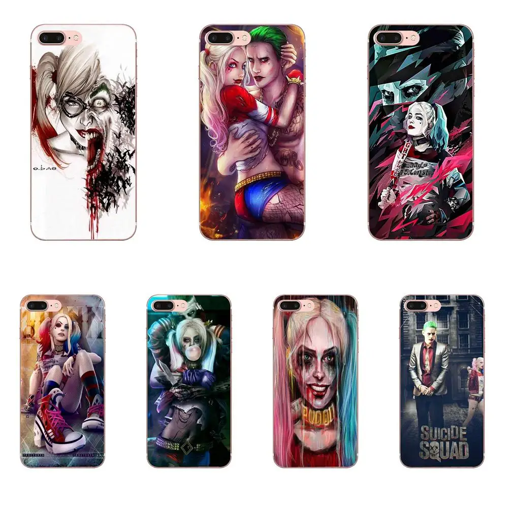 

For Huawei Honor Mate Nova 2 6A 7A 7C 8C 8S 10 10i Y5 Y9 Lite P Smart GR5 2019 Soft Silica Gel Suicide Squad Joker Harley Quin