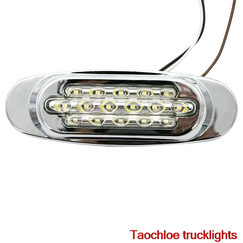 10X Янтарный 12v аккумуляторная герметичная led Грузовик прицепа автобуса боковые