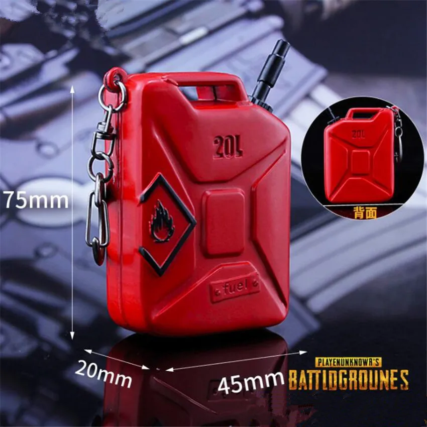 Game PUBG Playerunknown's Battlegrounds Cosplay Costumes Props Alloy Gasoline Drum Weapon Arms Gun 