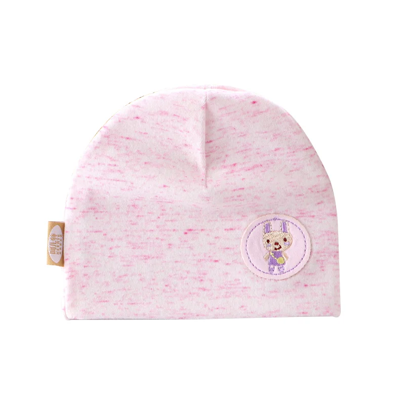Fashion Baby Beanie Hat Solid Cotton Newborn Baby Hat Heart Letter Cartoon Hat  Girls Boys Autumn Warm Beanie Baby Boys Clothing (4)