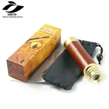 Охотничий оптический прицел 9X32 Ретро пират Телескопический Мини монокулярный телескоп латунь металл Моно Зрительная труба