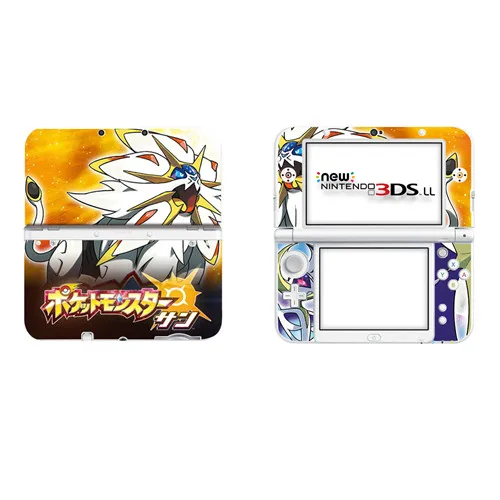 ODSLL0075 Pokemon Go Пикачу виниловая наклейка кожи Стикеры для старых 3DS XL скины s для старых 3DS LL Винил Защитная Наклейка - Цвет: ODSLL0075