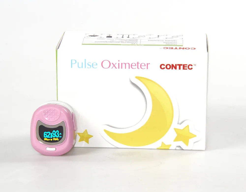 “ Oxímetro de Pulso para Crianças w Cms50qb 9 Recarregável Fda