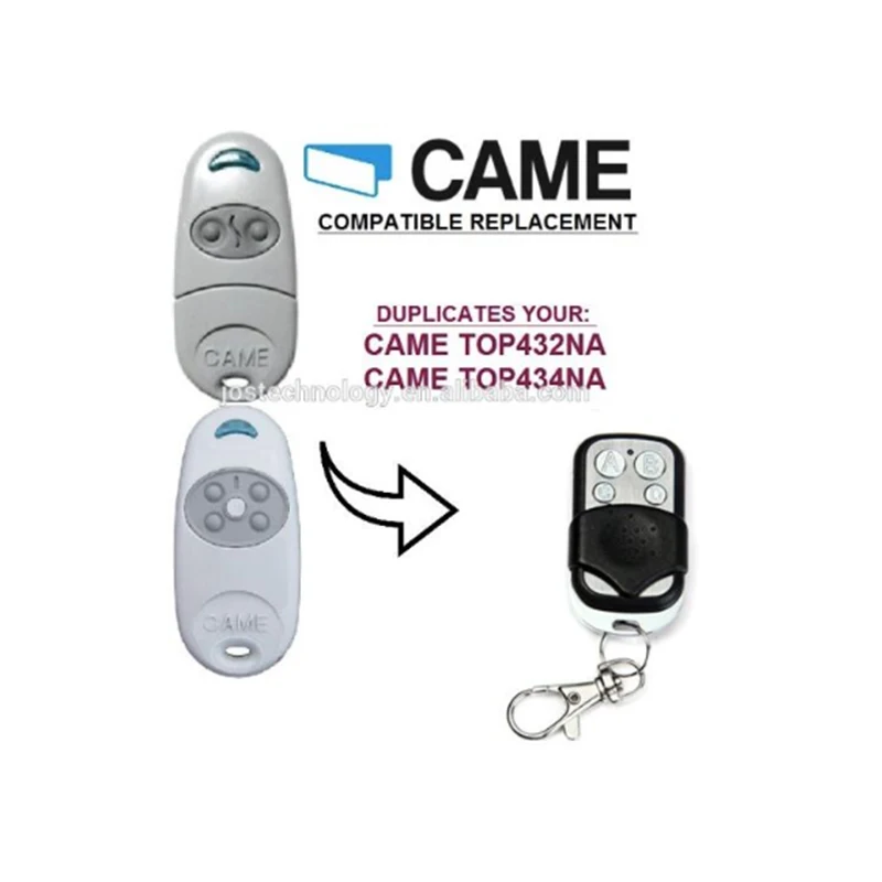 

Copy CAME TOP 432NA TOP434NA Duplicator 433.92 mhz compatible remote Garage Door Gater free shipping