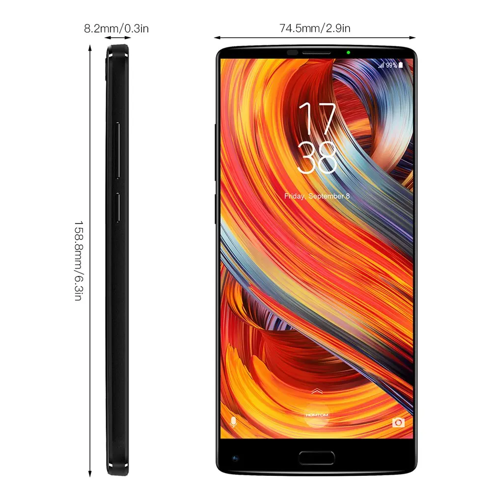 HOMTOM S9 плюс 5 99 &quotTri без рамки 18:9 HD + полный Дисплей сотовый телефон 4G B Оперативная