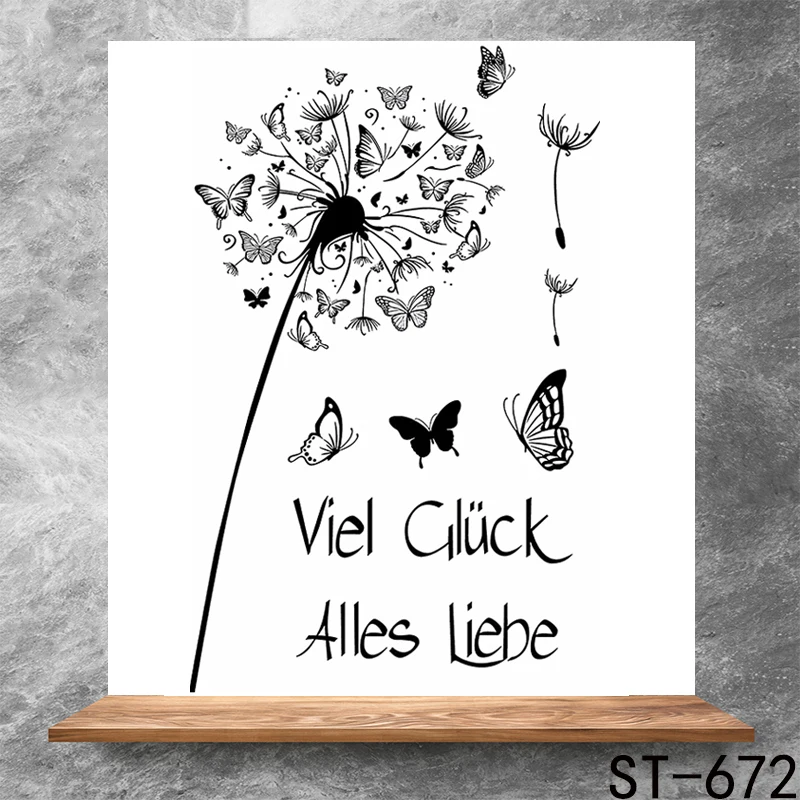 

Butterflies flying Transparent Clear Stamps For DIY Scrapbooking Album Card Making DIY Decoration Making Emobssing Stencil