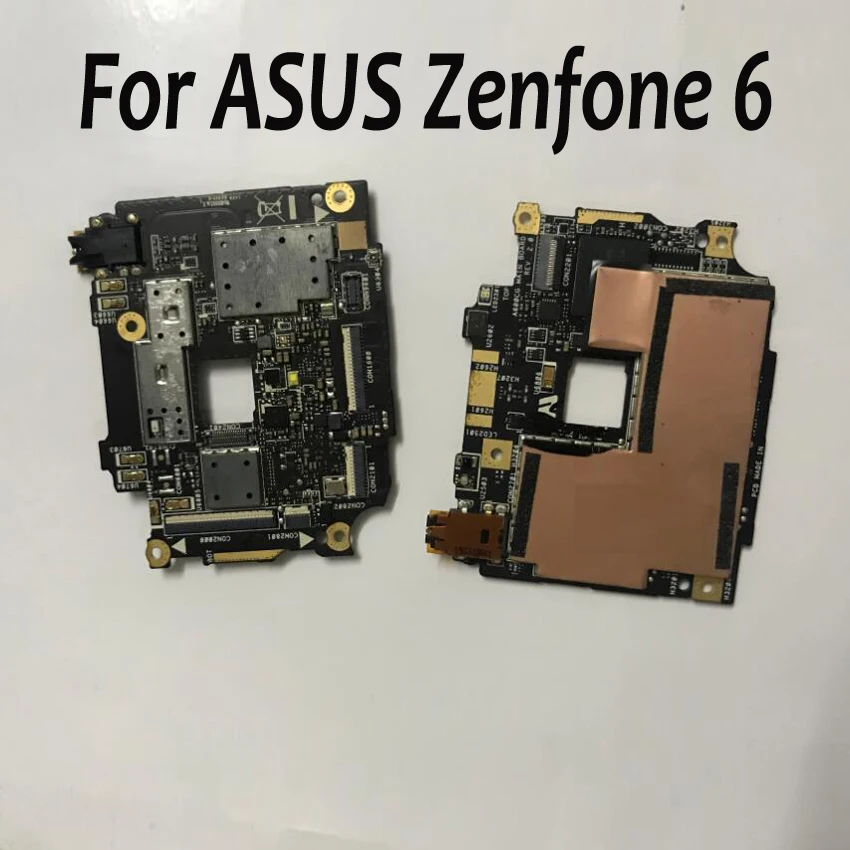

Unlock Test Well Mobile Electronic Panel Circuits Fee Flex Cable Mainboard For ASUS Zenfone 6 ZF6 A600CG A601CG T00G Motherboard