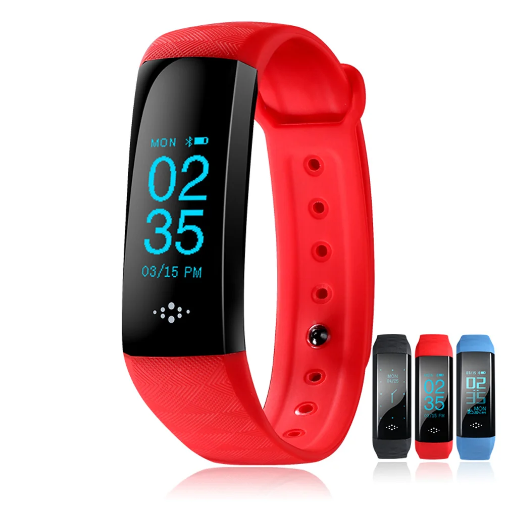 New Oxygen Blood Pressure Bluetooth Smart Band Wristband for Android4 4 Above and IOS8 0 Above