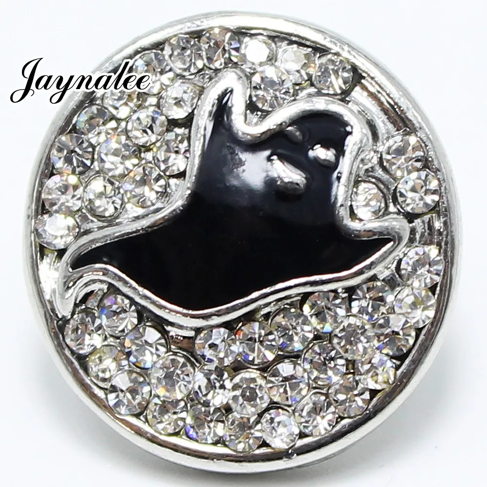 

30pcs/lot Hot wholesale 18mm Alloy Fashion Snap Bracelet Charm Rhinestone Styles Jaynalee Snaps Jewelry GS1508014