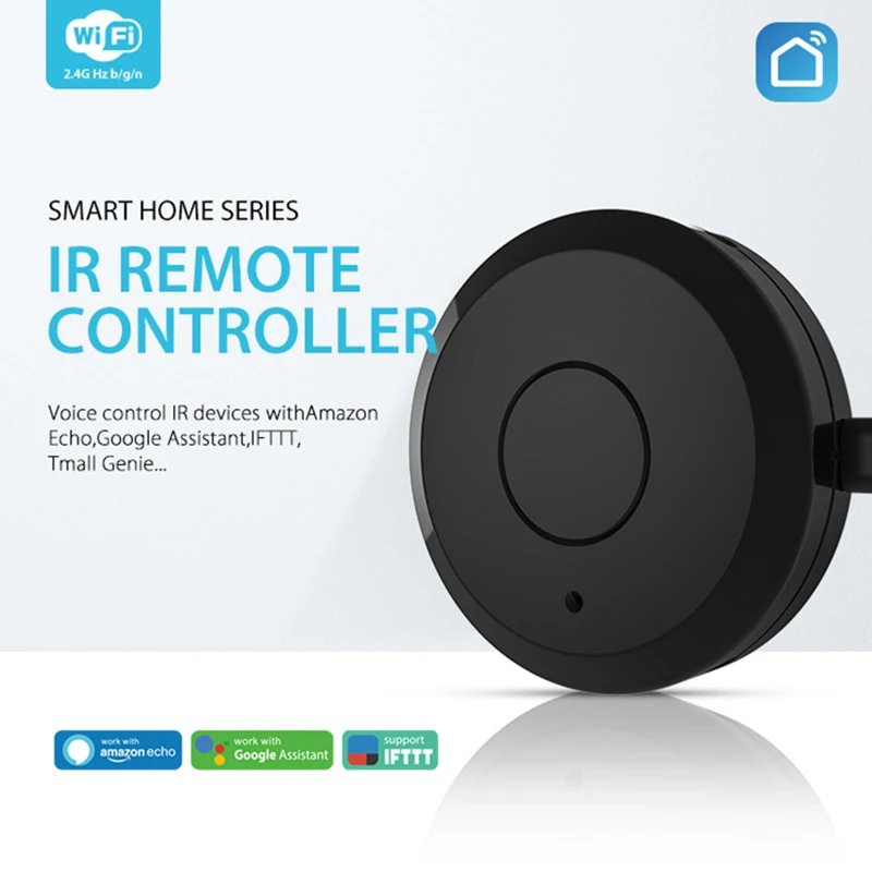 

Smart Home Automation Intelligent Universal WIFI + IR Switch Remote Controller Work With Amazon Alexa Echo Dot Google home