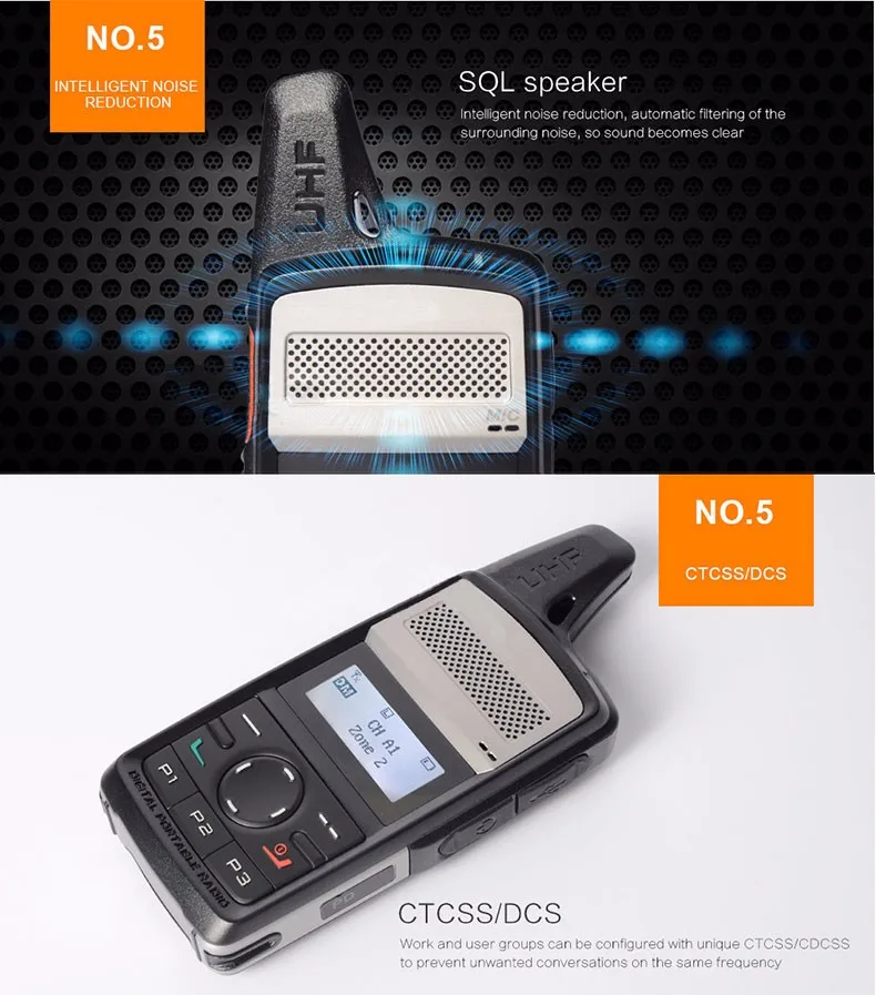 Hytera PD365 walkie talkie DMR двухстороннее радио 2000 мАч батарея 430-470 МГц 400-440 МГц 256CH портативное радио