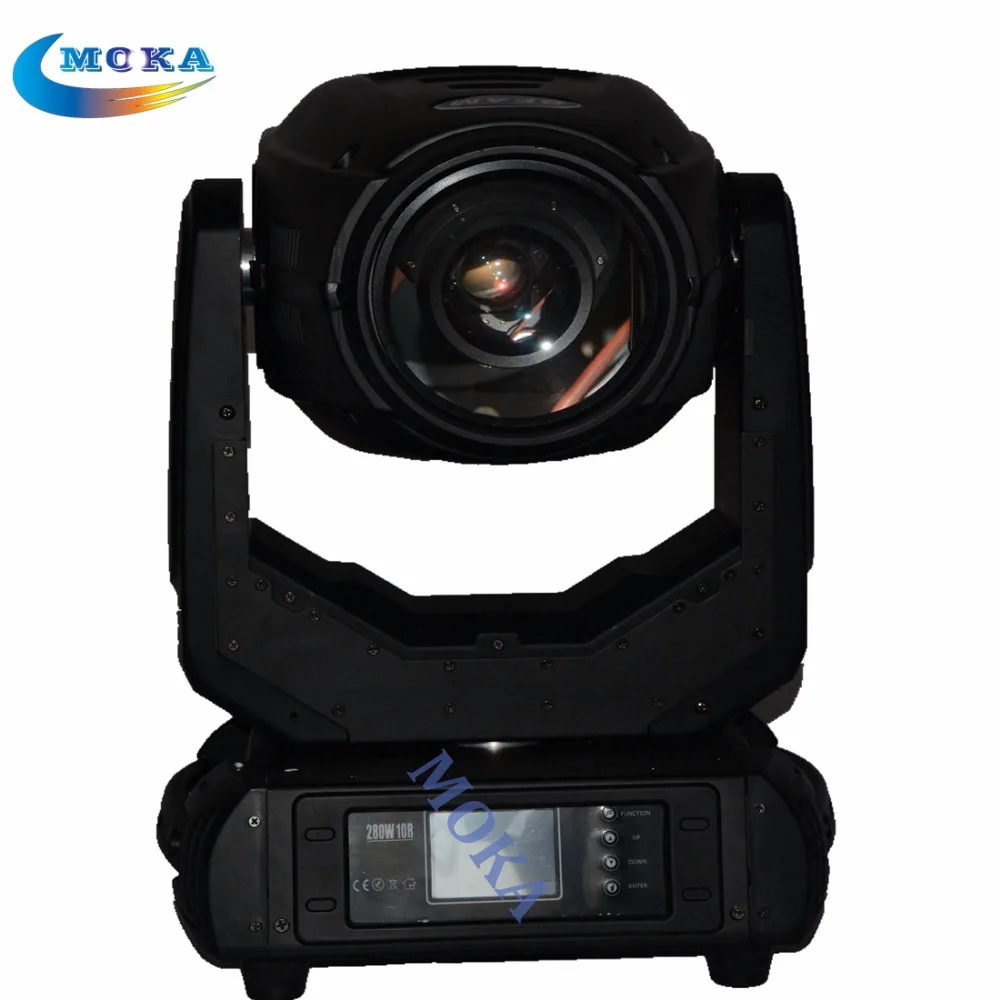 2pcs/lot DMX 512 Beam Moving Head Light Professional 280w Beam Wash Spot Moving Head Lighting with Flight Case