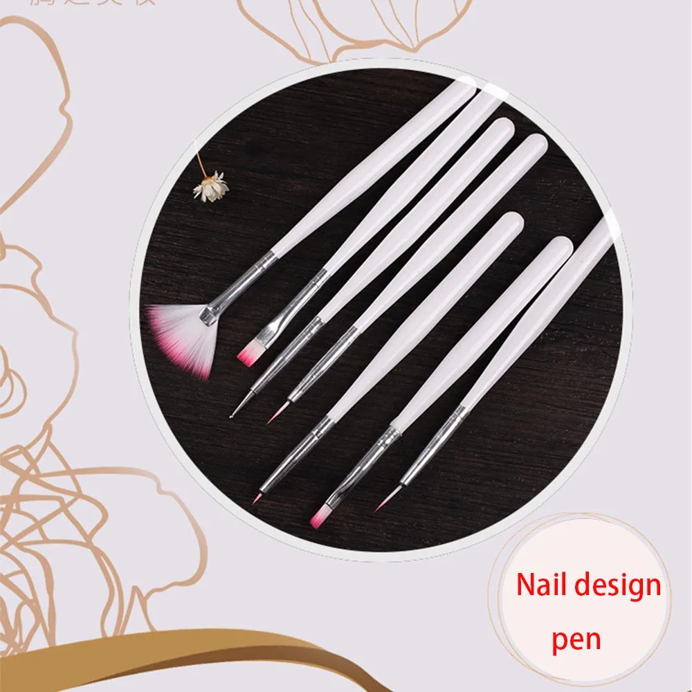 Nail art Набор дизайн 12 Цвет УФ гель лак светодио дный лампы для ногтей инструментов