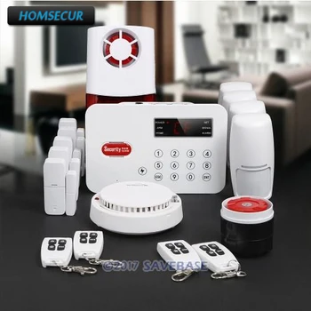 

HOMSECUR Wireless Telephone Line Home House Alarm System +PIR+5*Door Sensor For The Elder