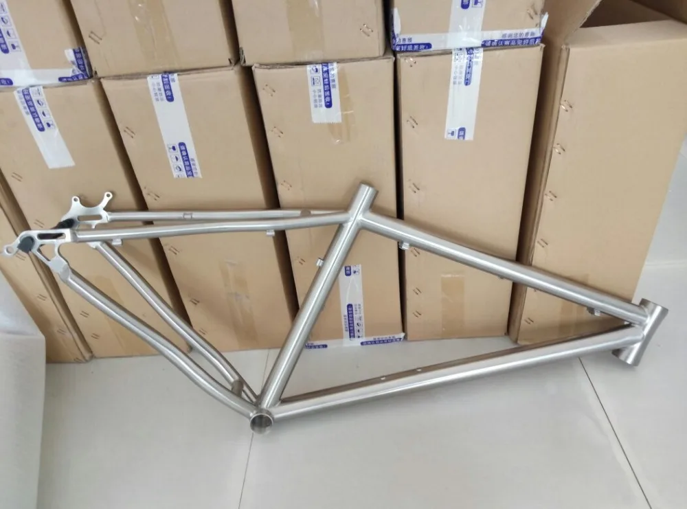 Best Kalosse Titanium  1.3kg  27.5er bicycle  mountain  bike frame   27.5*17 inch  Bike Titanium alloy  frame  Hot selling 1