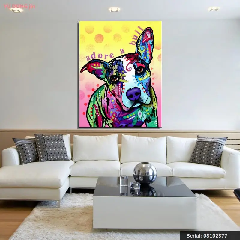 Color animal Animal Classical oil Painting Drawing art Spray Unframed Canvas design wine landscape gemstone action wax08102377 | Дом и сад