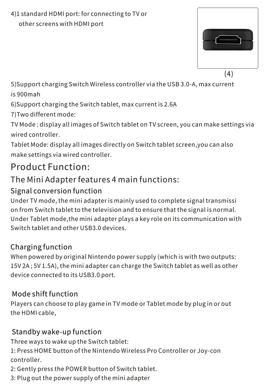 XBERSTAR HDMI type-C USB 3. 0 порт концентратор Мини адаптер для конвертеров nintendo Switch