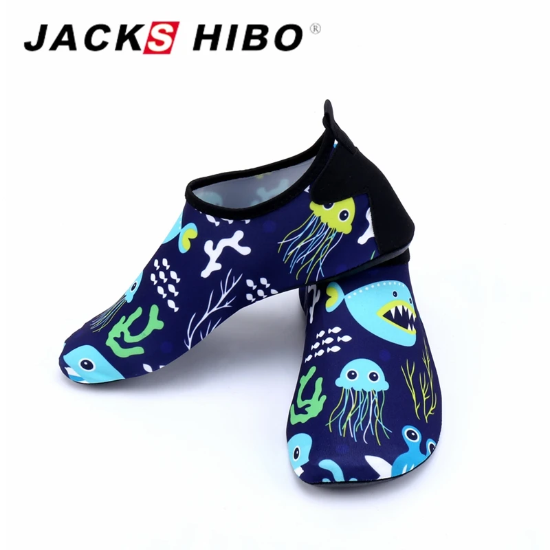 JACKSHIBO/Детская водонепроницаемая обувь нескользящая дышащая мягкая пляжная