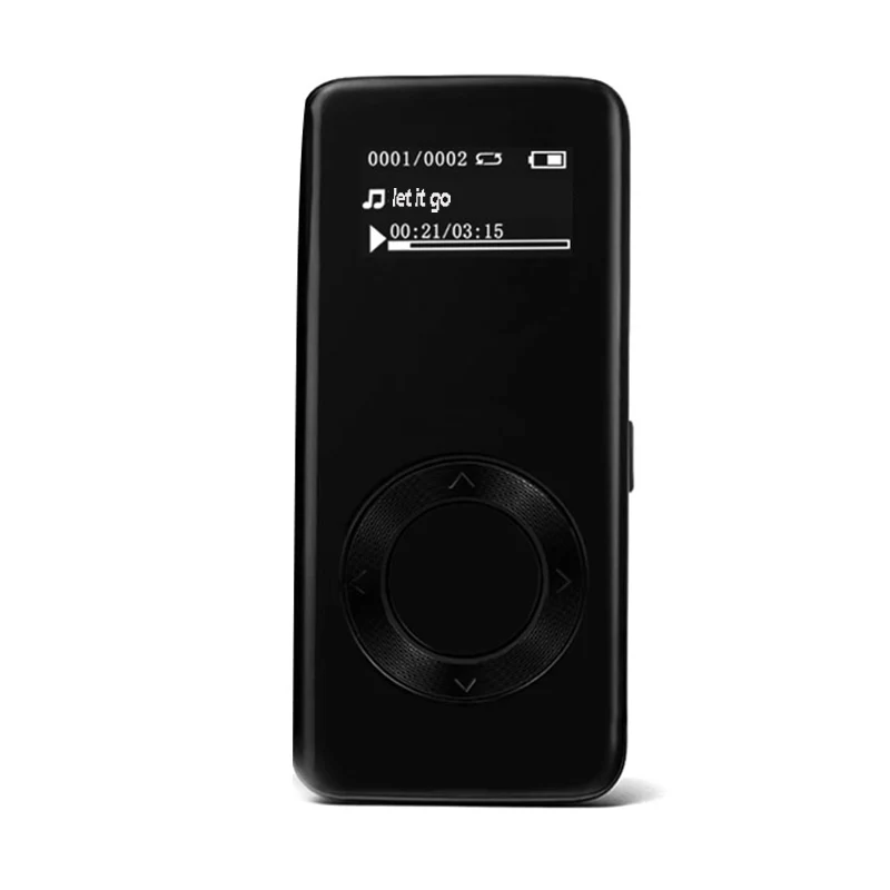 

MP3 Player with High Quality Lossless Music Voice,8GB,Spoort FM,TF Card,Recording 1.0inch Screen Metal Body Portable Mp3 K3
