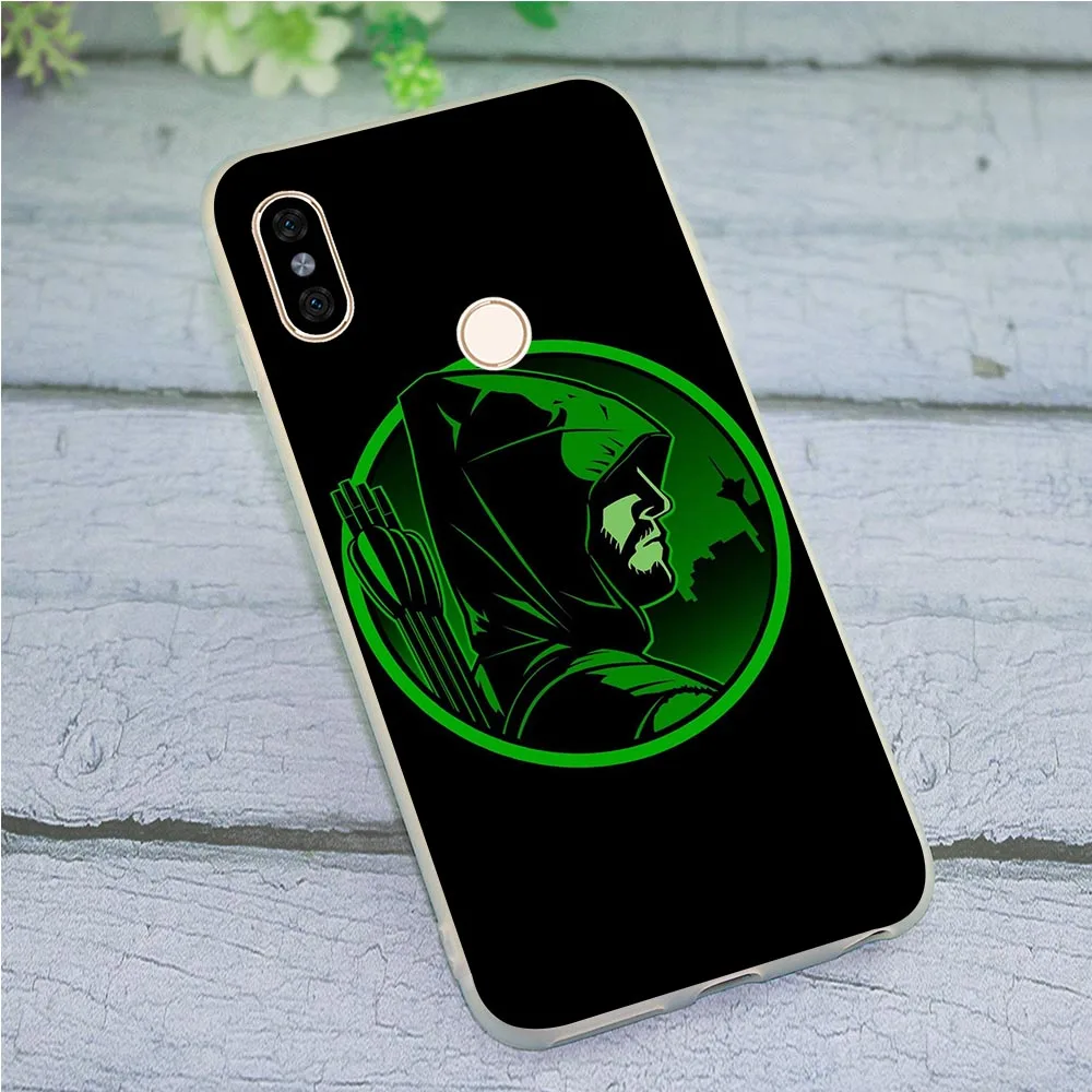 

Green Arrow Phone Case for Redmi Cover Mi A1 A2 Lite Mi 8 9 SE Redmi 7 Note 5 6 7 Pro 5A Prime