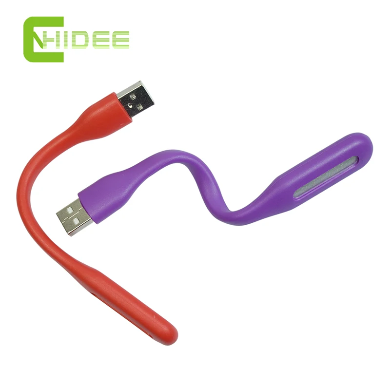 Ultra Bright 1.2W Flexible LED Book Lamp for Notebook Computer Laptop PC Foldable Portable Metal Neck USB LED Night light