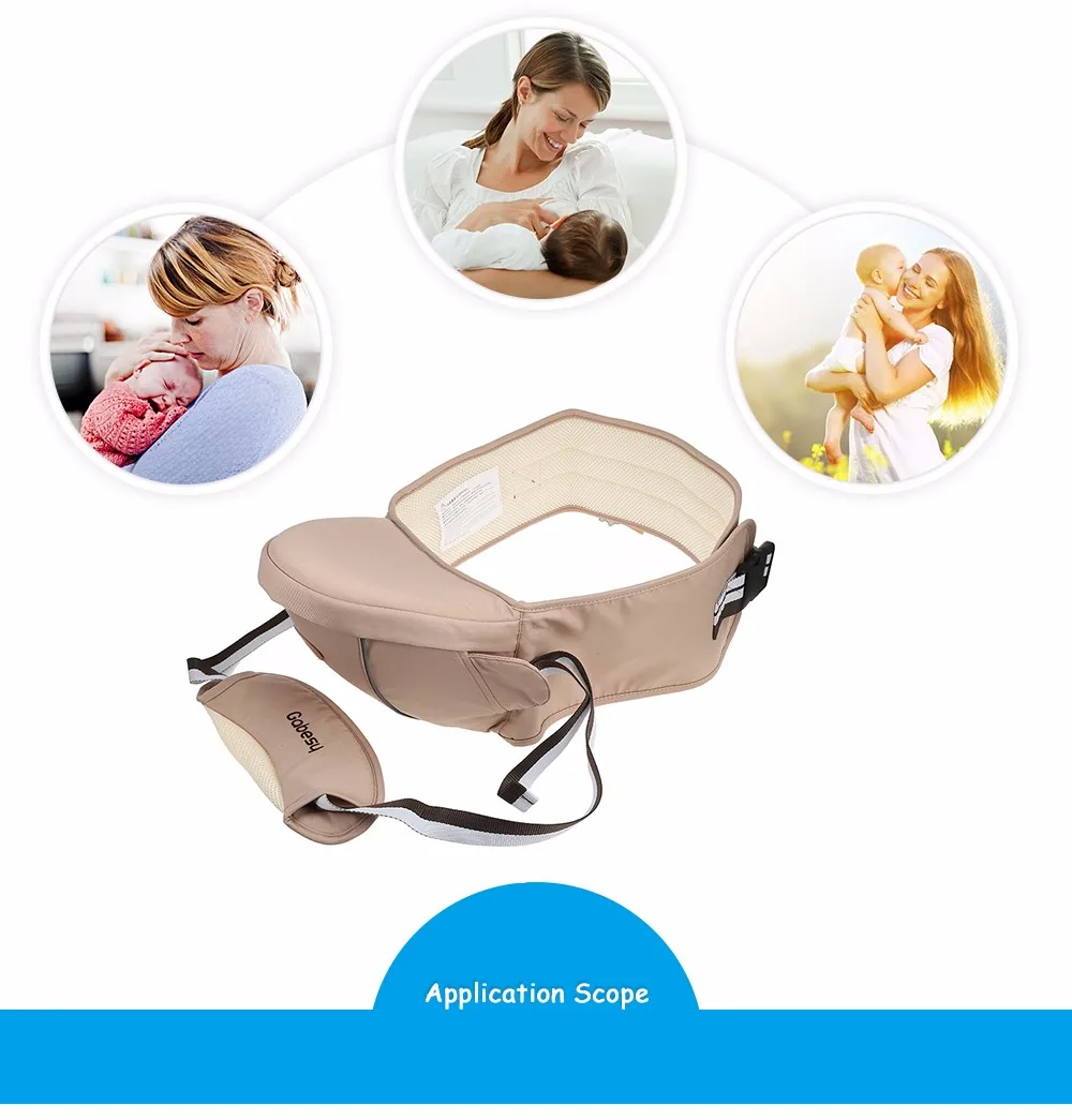 Baby Carrier Waist Stool Kangaroo Suspenders Backpack Baby Sling Hold Waist Belt Backpack   (7)