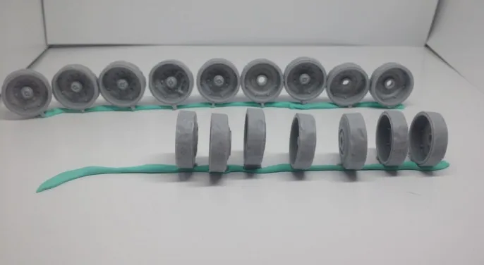 Модель 1/35 аксессуары для сцены Abrams Tank road wheel 8 пар фигурка модели из смолы