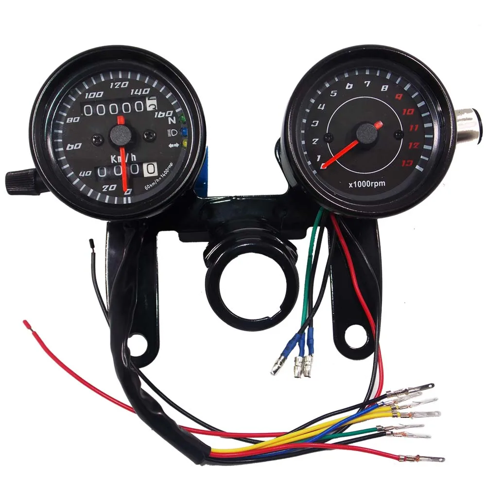 Universal Motorcycle Digital Gauge Speedometer tachometer