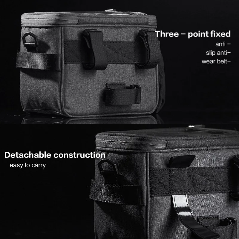 Flash Deal Rhinowalk 4.5L Waterproof Touch Screen Handlebar Front Frame Tube Bag Multifunction Shoulder Bag Large Capacity Tools Bag 4